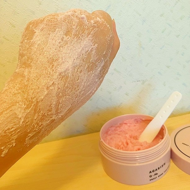 Q+Me スウィート ボム タラソ スクラブ/AGARISM/バスト・ヒップケアを使ったクチコミ(8枚目)