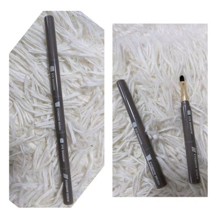 ロケット型 メイクブラシ/DAISO/メイクブラシを使ったクチコミ(2枚目)