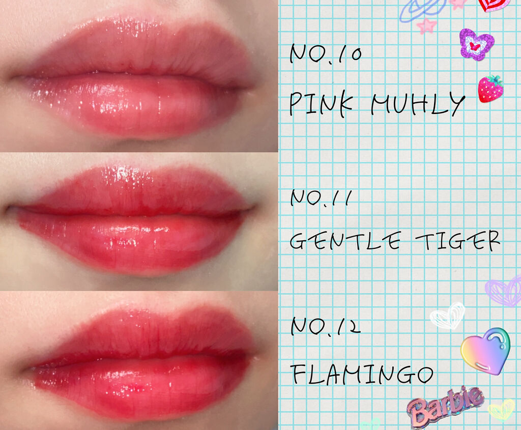 ノンスティッキーダズルティント/unleashia/リップティントを使ったクチコミ（2枚目）