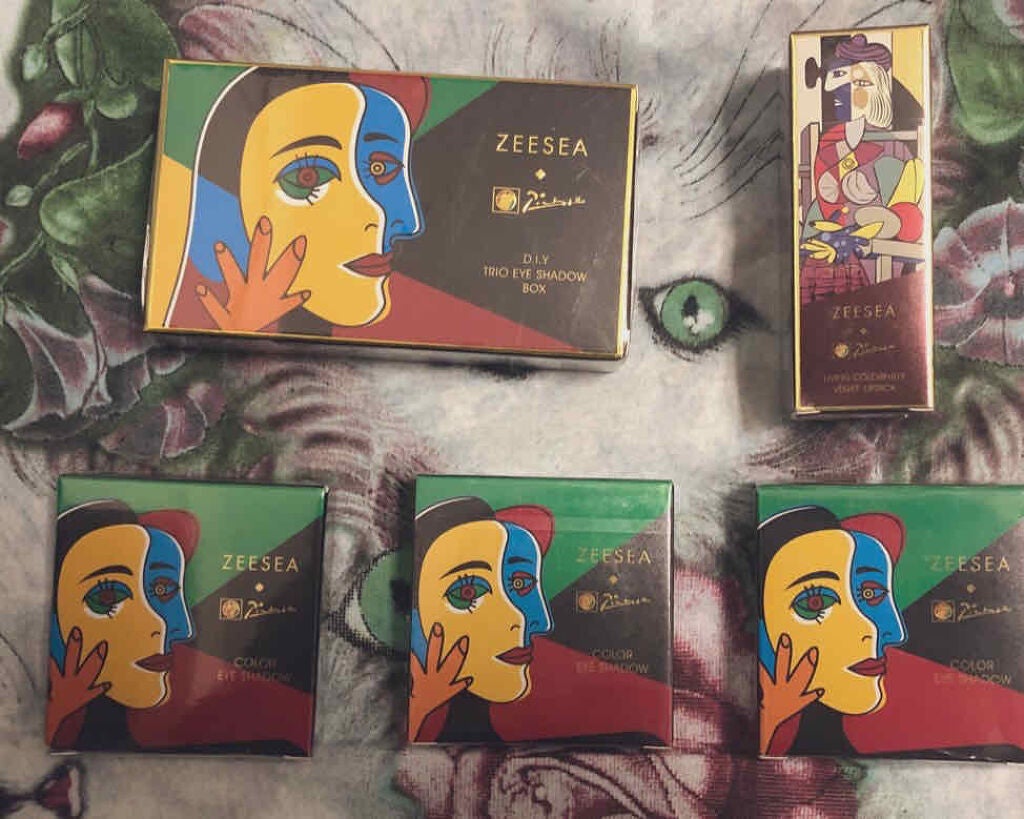 ZEESEA ×PICASSO COLOREYESHADOW/ZEESEA/アイシャドウパレットを使ったクチコミ(2枚目)