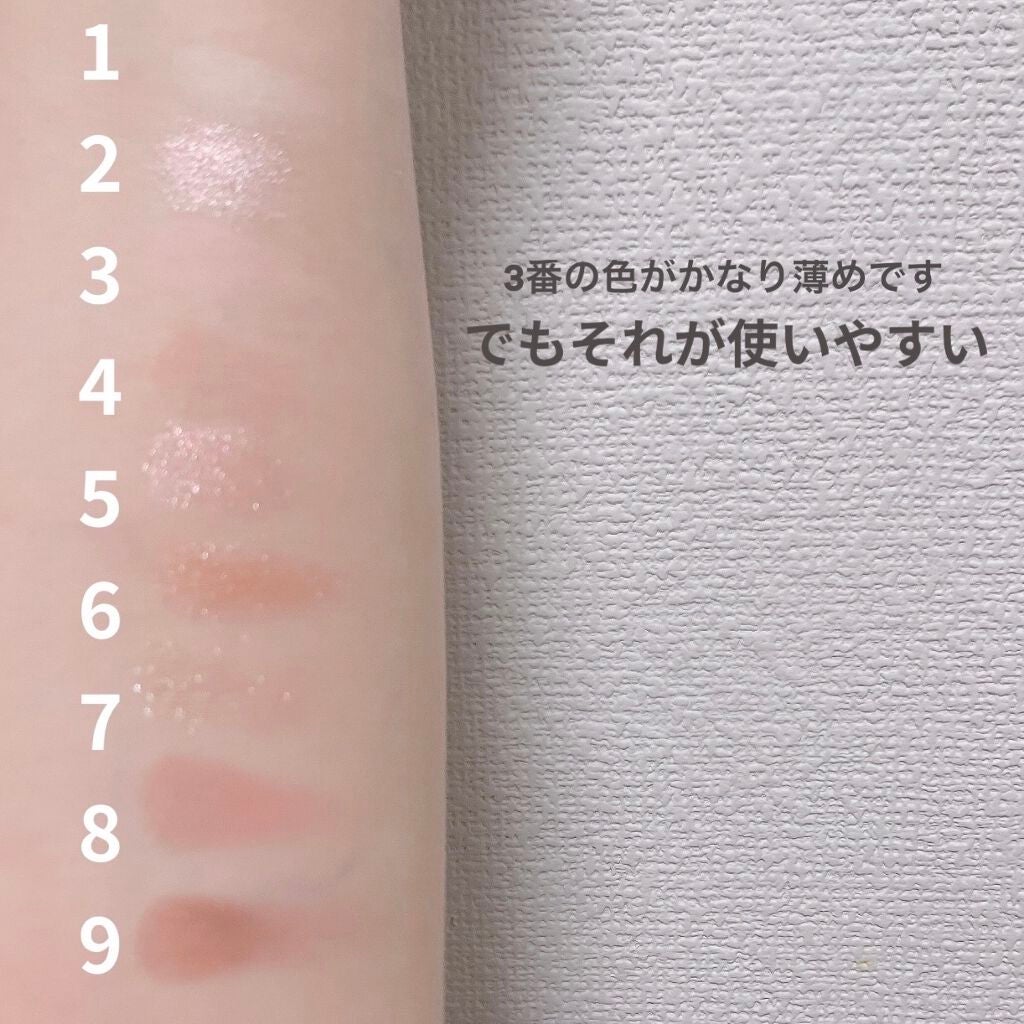 プレイカラーアイズ ≪ミルキーコレクション≫/ETUDE/アイシャドウパレットを使ったクチコミ(3枚目)