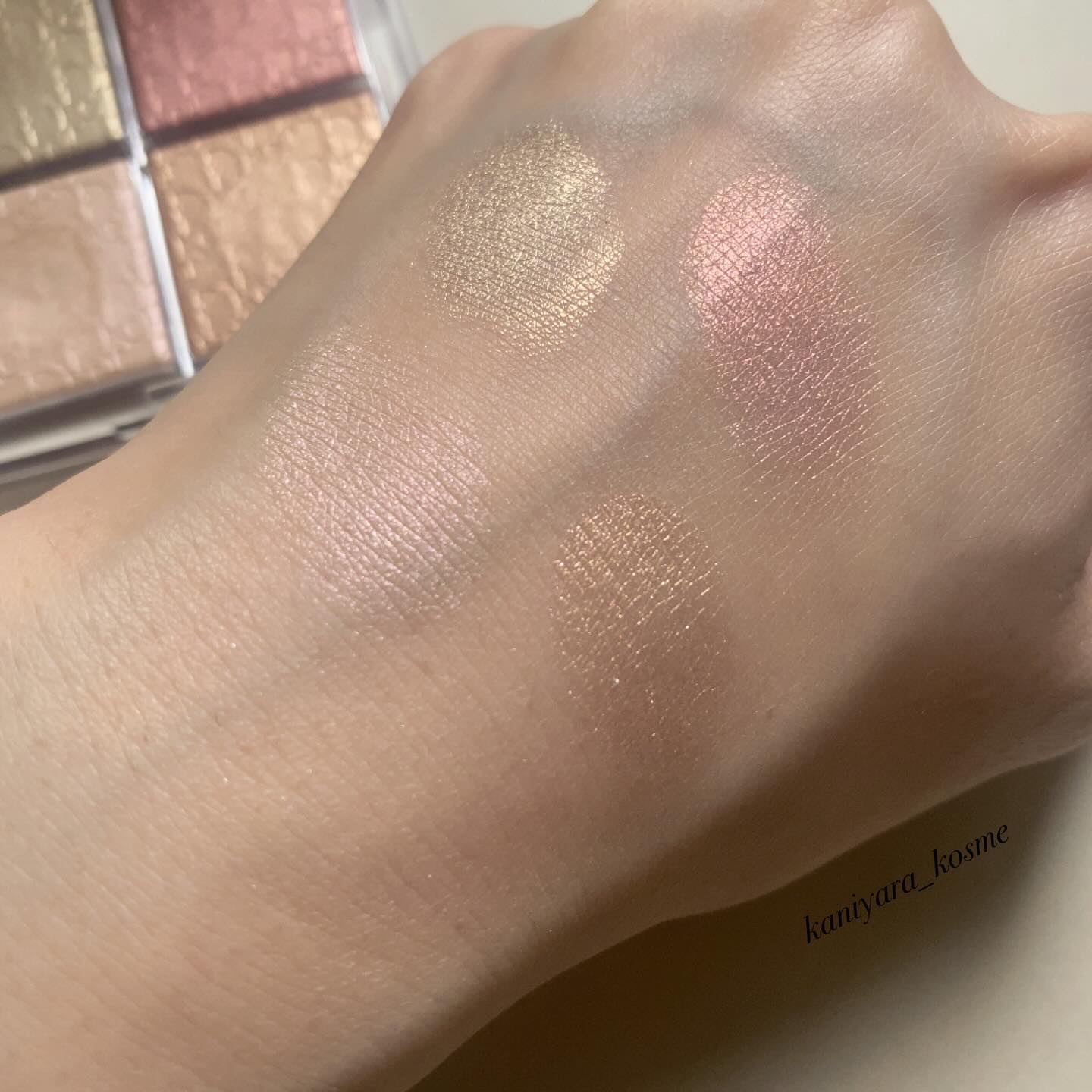 【旧】ディオール バックステージ フェイス グロウ パレット/Dior/ハイライトを使ったクチコミ（3枚目）