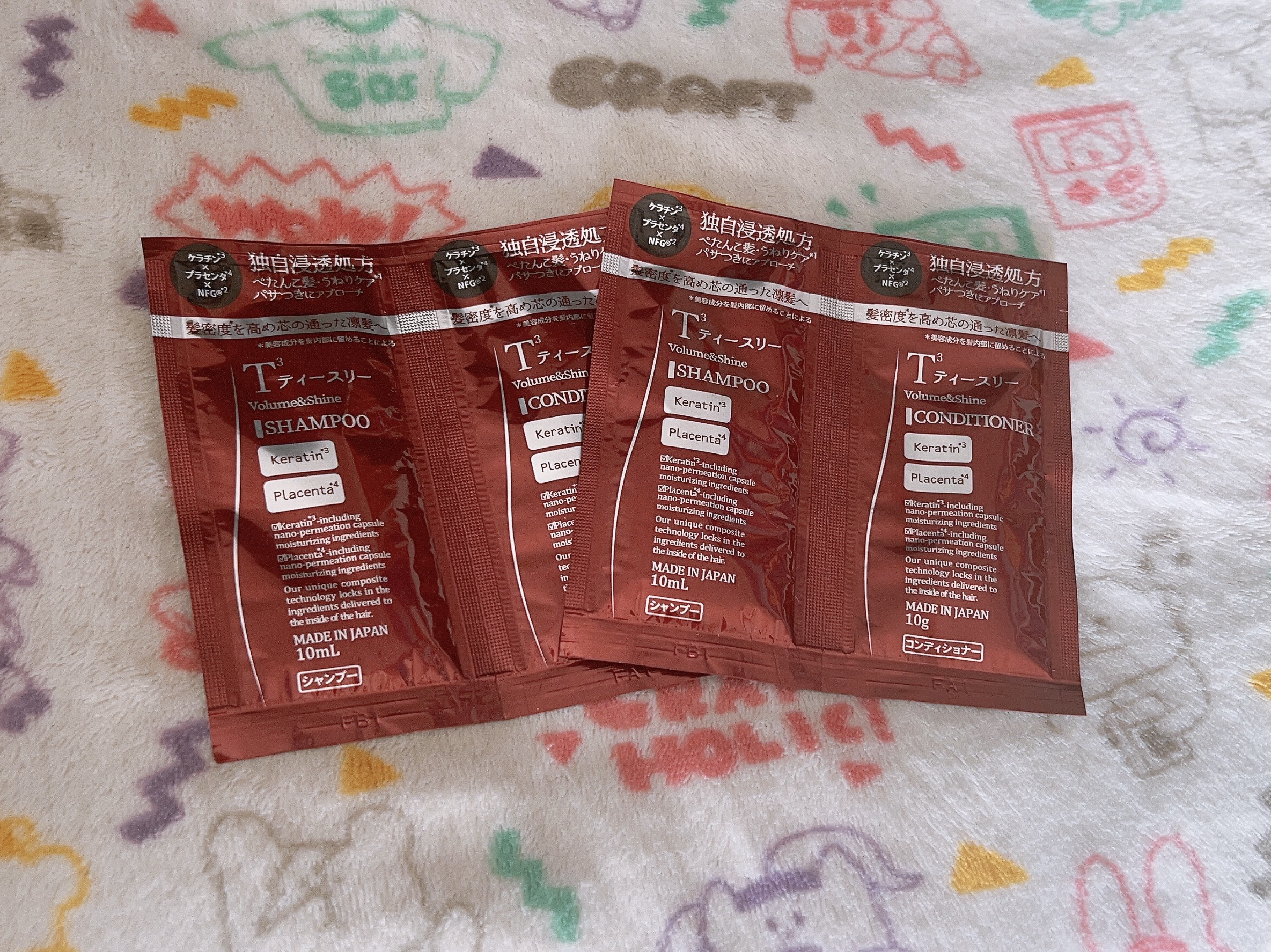 ボリューム＆シャイン シャンプー／コンディショナー/ T3/市販シャンプーを使ったクチコミ（1枚目）