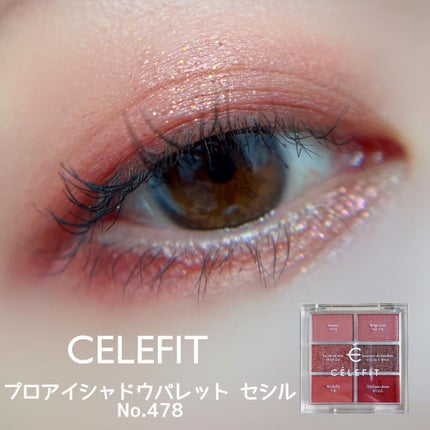 プロアイシャドウパレットセシル/CELEFIT/アイシャドウパレットを使ったクチコミ(1枚目)