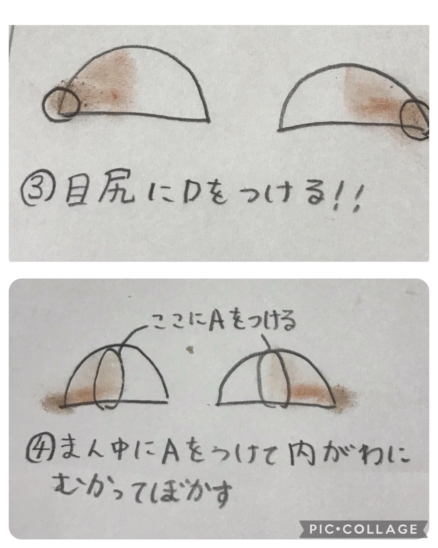 &. アイシャドウパレット オレンジブラウン/DAISO/アイシャドウパレットを使ったクチコミ（2枚目）