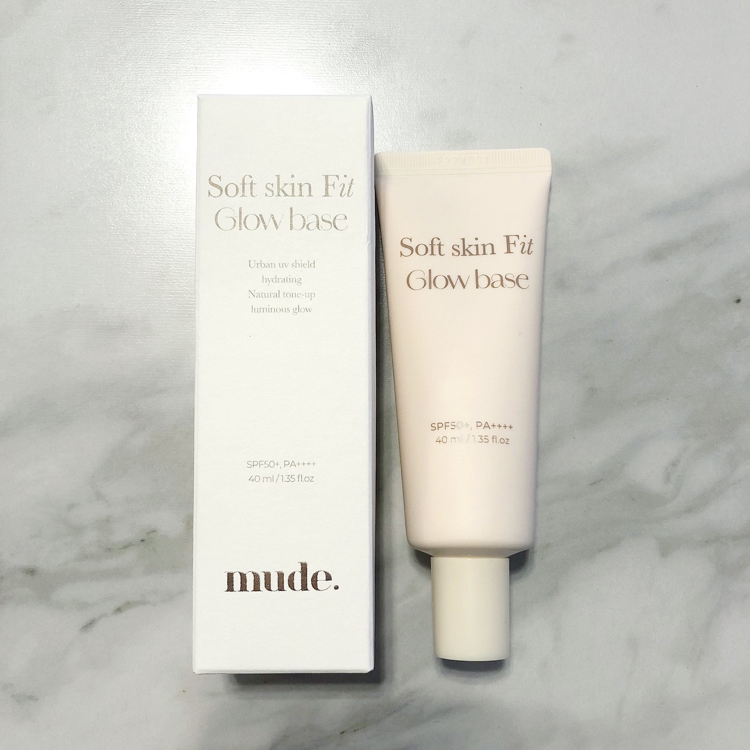 ソフトスキンフィットグロウベース/mude./化粧下地を使ったクチコミ（1枚目）