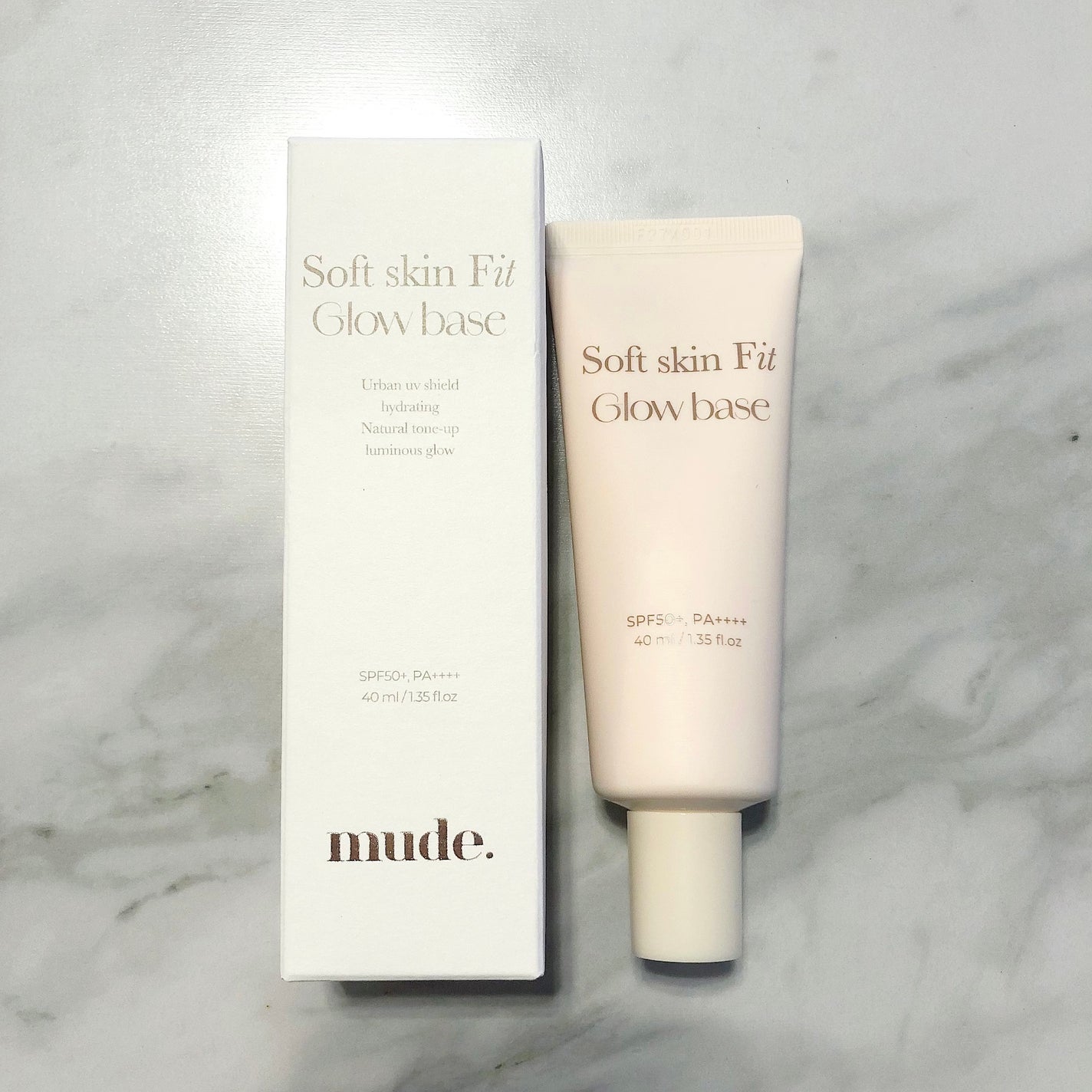 ソフトスキンフィットグロウベース/mude/化粧下地を使ったクチコミ(1枚目)