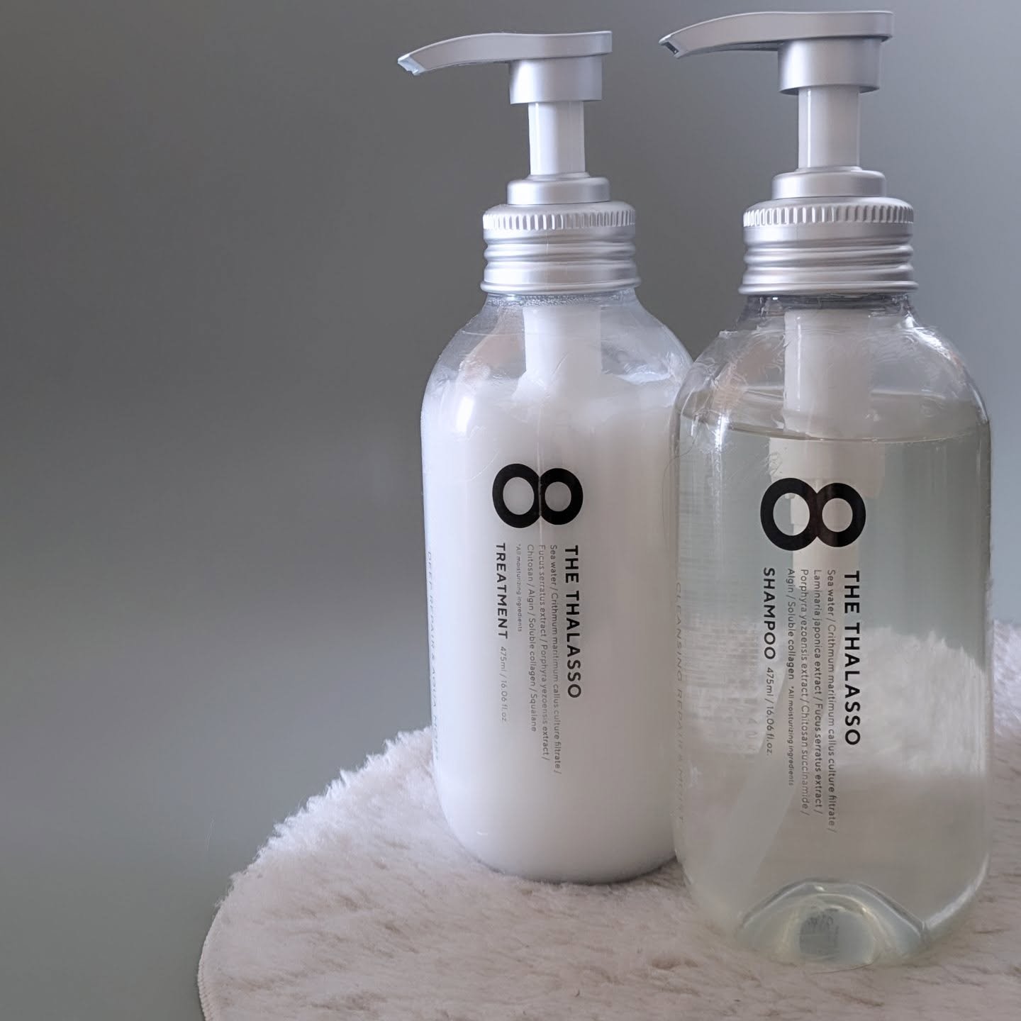 [旧商品]クレンジングリペア＆モイスト 美容液シャンプー／ディープリペア＆アクアモイスト 美容液トリートメント/エイトザタラソ/市販シャンプーを使ったクチコミ（1枚目）