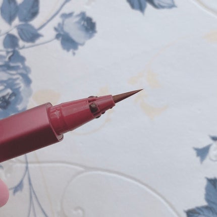 ニュアンスリキッドアイライナー/CEZANNE/リキッドアイライナーを使ったクチコミ(2枚目)