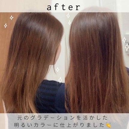 泡カラー/リーゼ/ヘアカラーを使ったクチコミ(4枚目)
