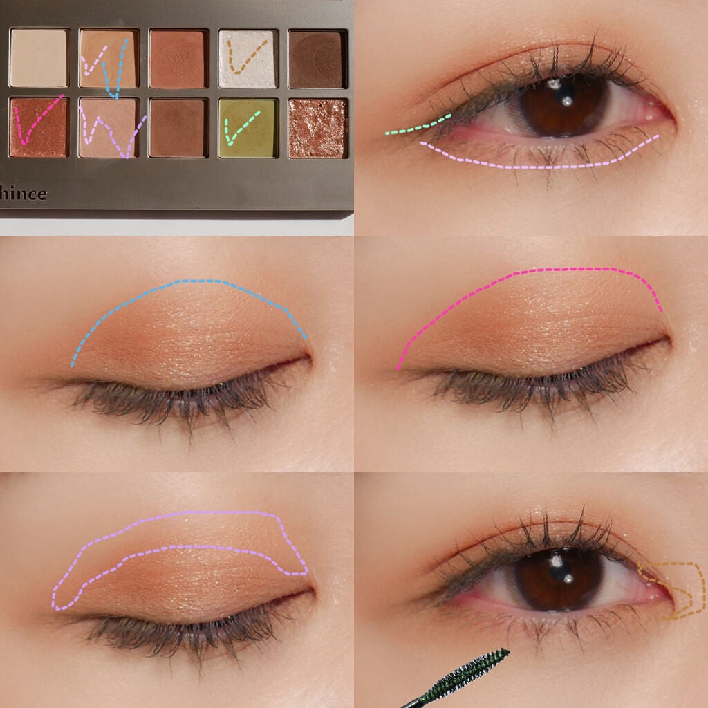 ニューデップスアイシャドウパレット/hince/アイシャドウパレットを使ったクチコミ(5枚目)