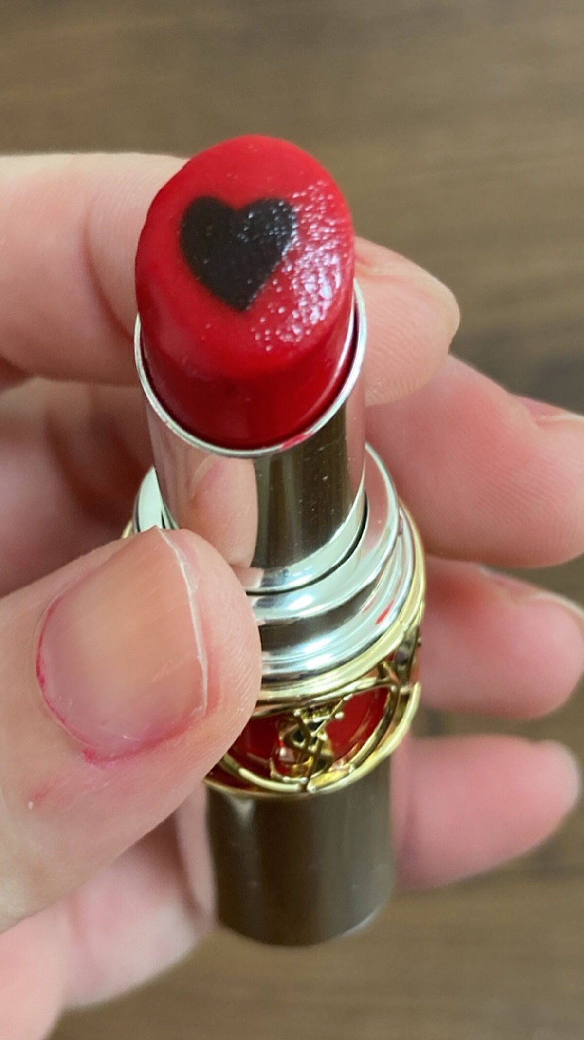 ヴォリュプテ プランプインカラー/YVES SAINT LAURENT BEAUTE/口紅を使ったクチコミ（2枚目）