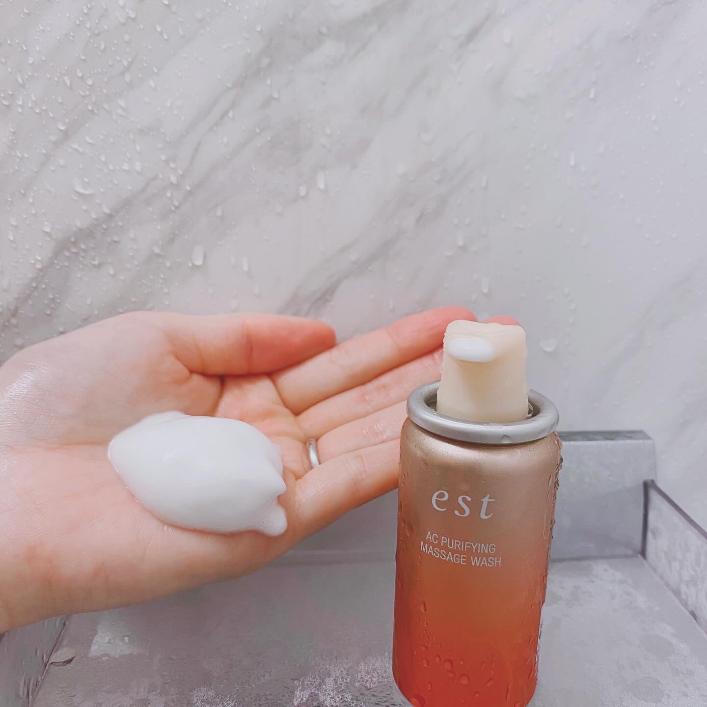 エスト AC ピュリファイ マッサージウォッシュ/est/泡洗顔を使ったクチコミ（3枚目）
