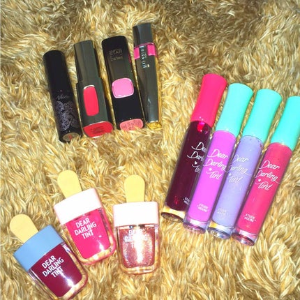 ディアダーリン ウォータージェルティント (アイスティント)/ETUDE/口紅を使ったクチコミ(1枚目)