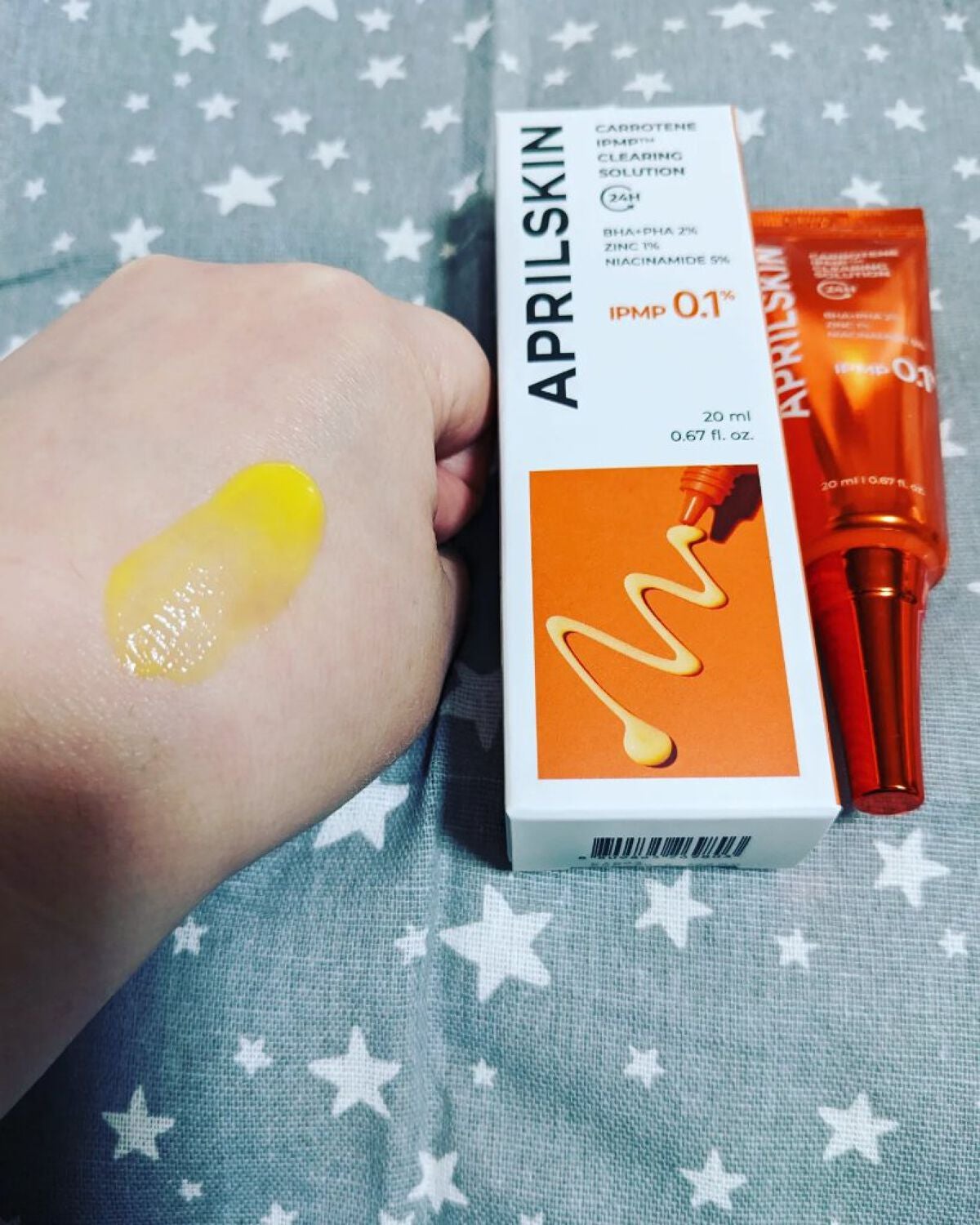 カロテンIPMP(TM) SOSソリューション/APRILSKIN/フェイスクリームを使ったクチコミ(3枚目)