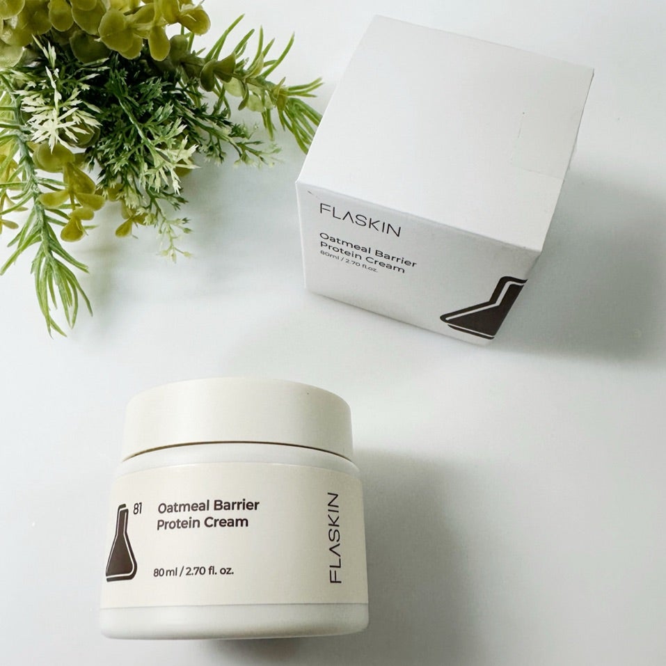オーツ麦タンパク質クリーム/FLASKIN/フェイスクリームを使ったクチコミ（1枚目）