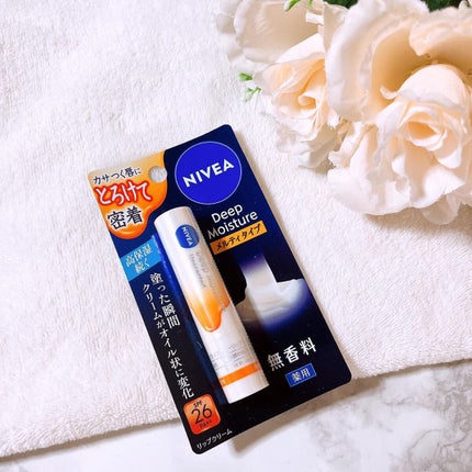 ニベア ディープモイスチャーリップ メルティタイプ/ニベア/リップクリームを使ったクチコミ(1枚目)