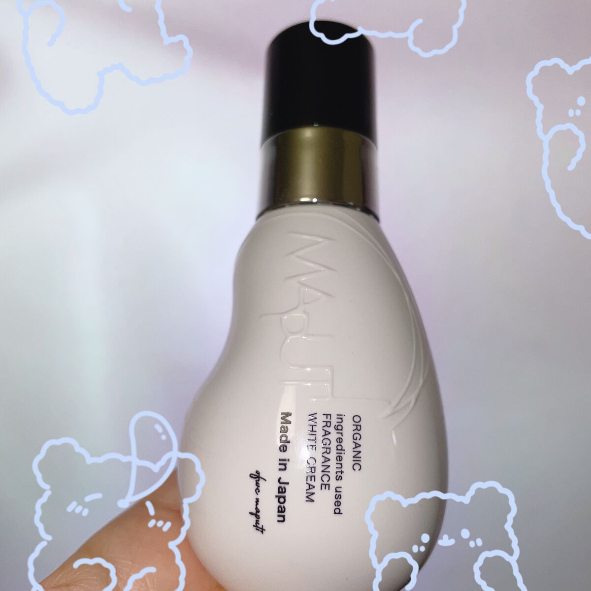 オーガニックフレグランスホワイトクリーム/MAPUTI/デリケートゾーンケアを使ったクチコミ(1枚目)