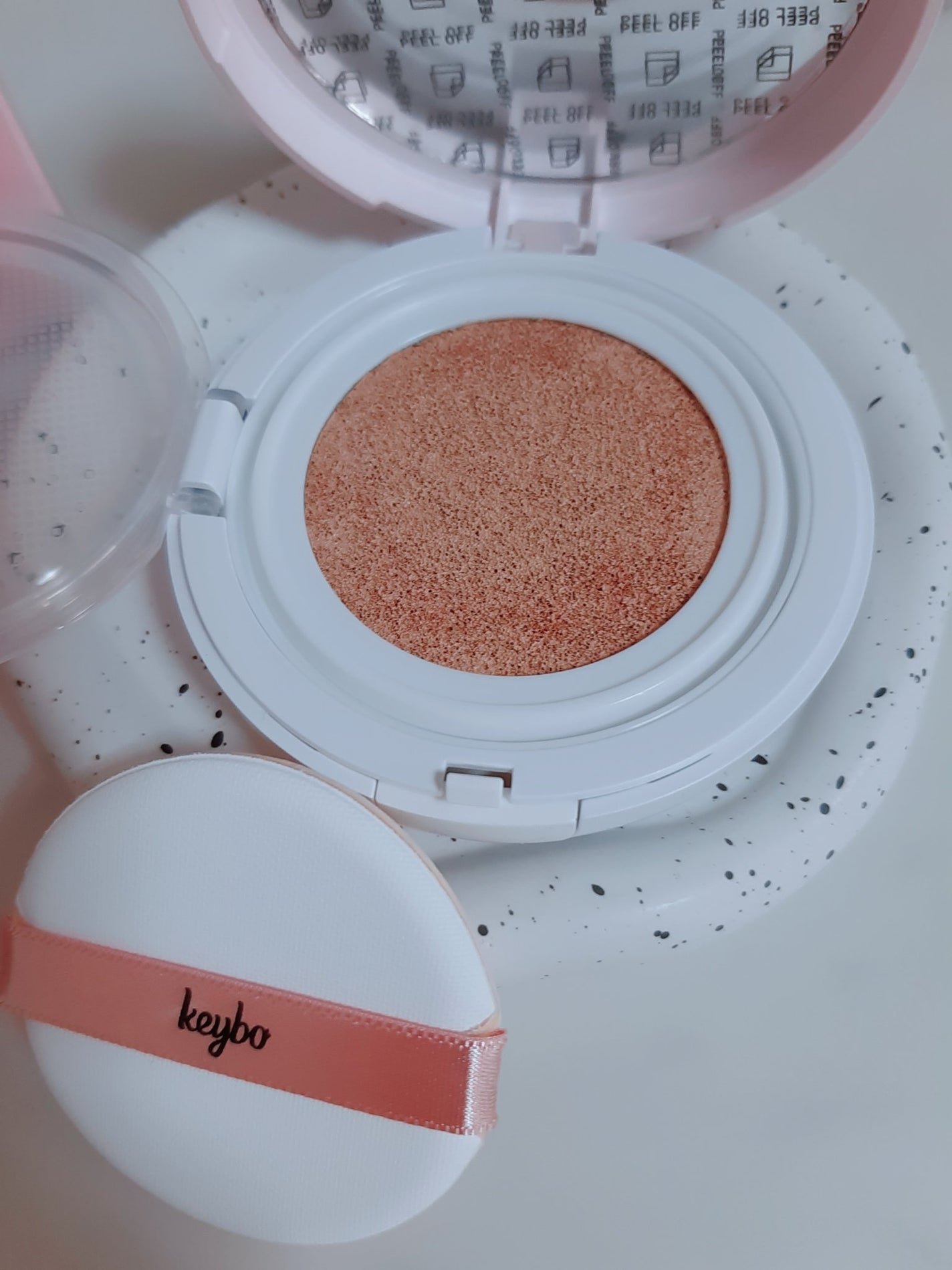 F5 リフレッシュクッション/keybo/クッションファンデーションを使ったクチコミ(3枚目)