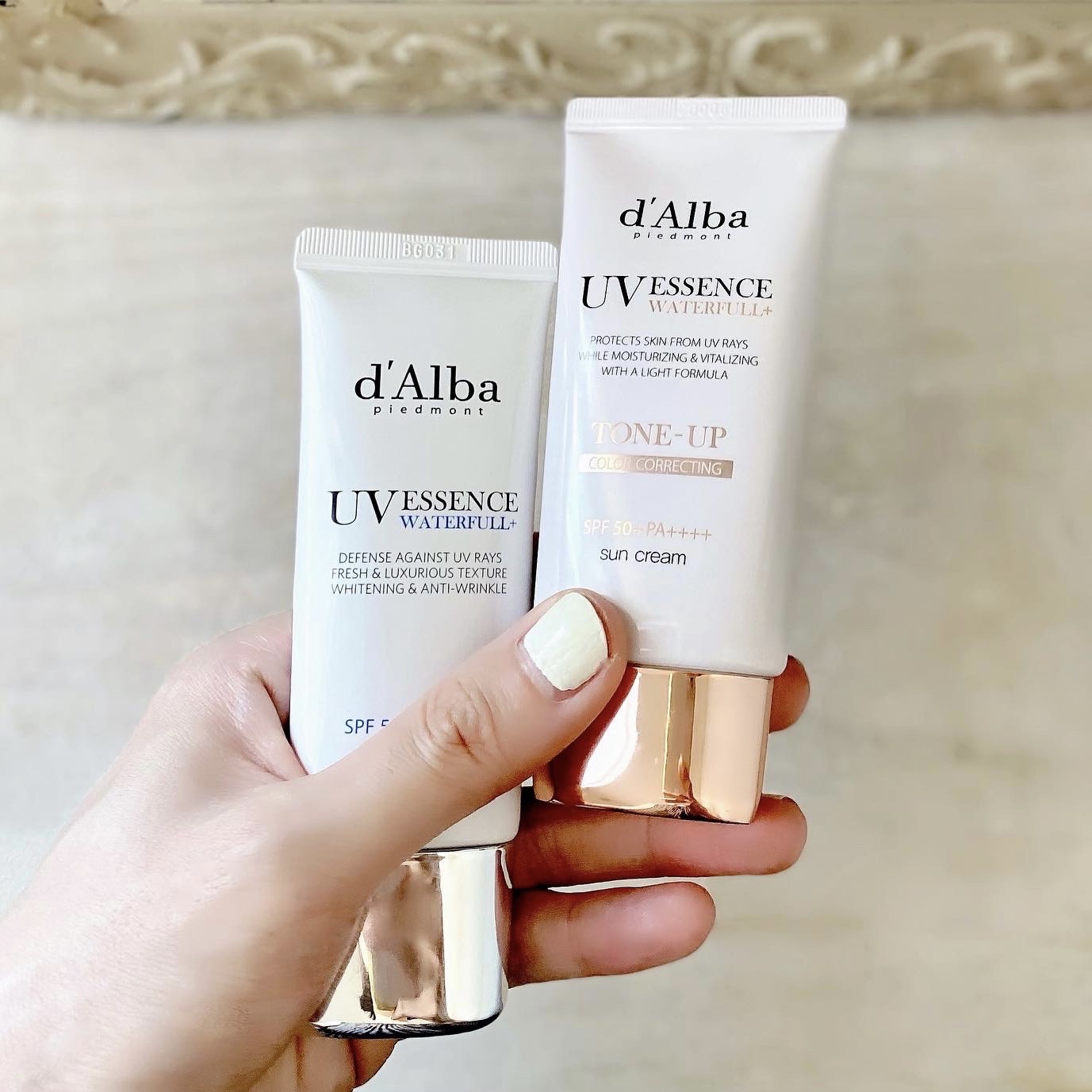 ダルバ ウォータフル エッセンス サンクリーム/ダルバ/日焼け止めクリームを使ったクチコミ（1枚目）