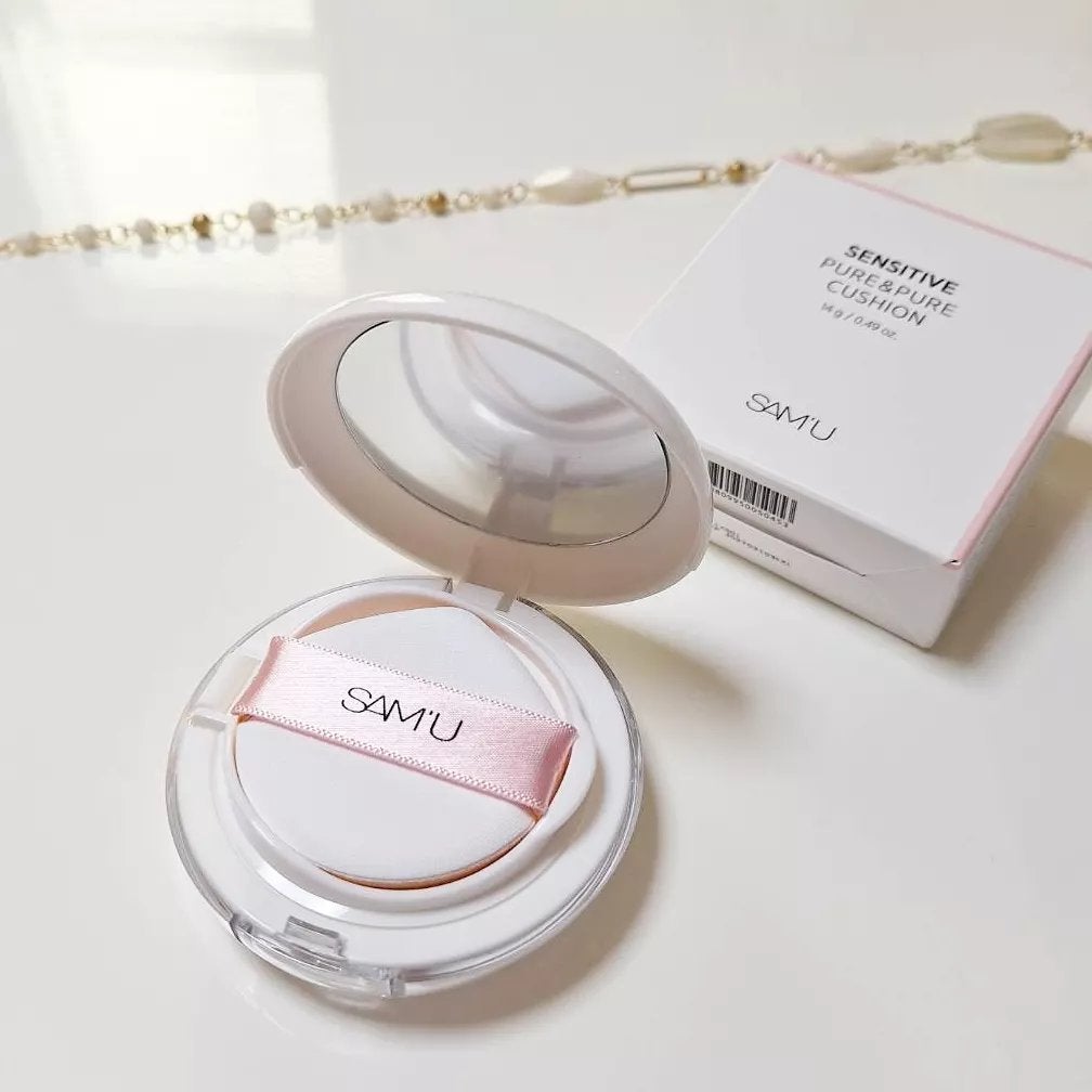 センシティブピュア&ピュアクッション/SAM'U/クッションファンデーションを使ったクチコミ(2枚目)