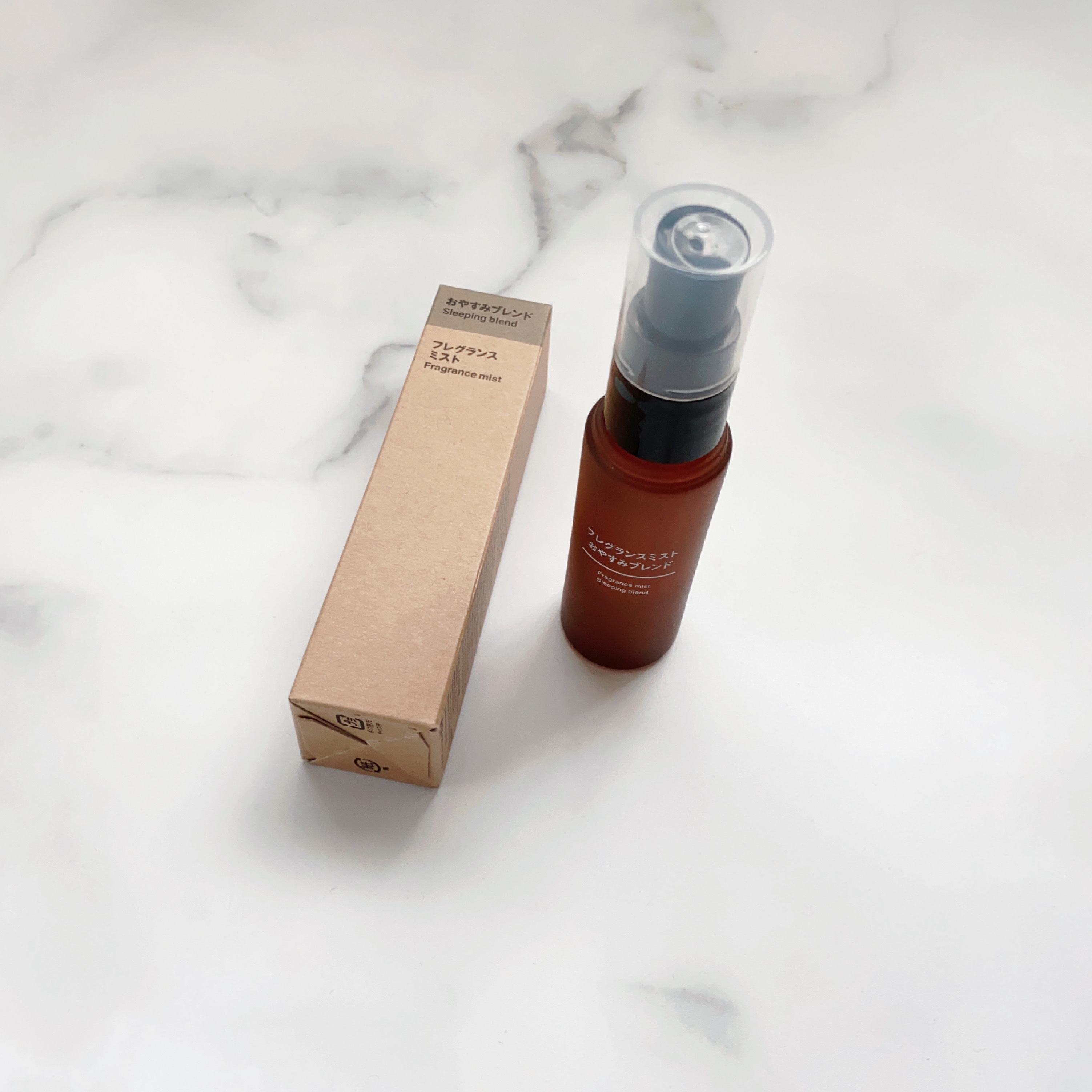 フレグランスミスト おやすみブレンド/無印良品/香水(その他)を使ったクチコミ（2枚目）