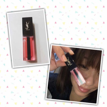 ルージュ ピュールクチュール ヴェルニ ウォーターステイン/YVES SAINT LAURENT BEAUTE/口紅を使ったクチコミ（1枚目）