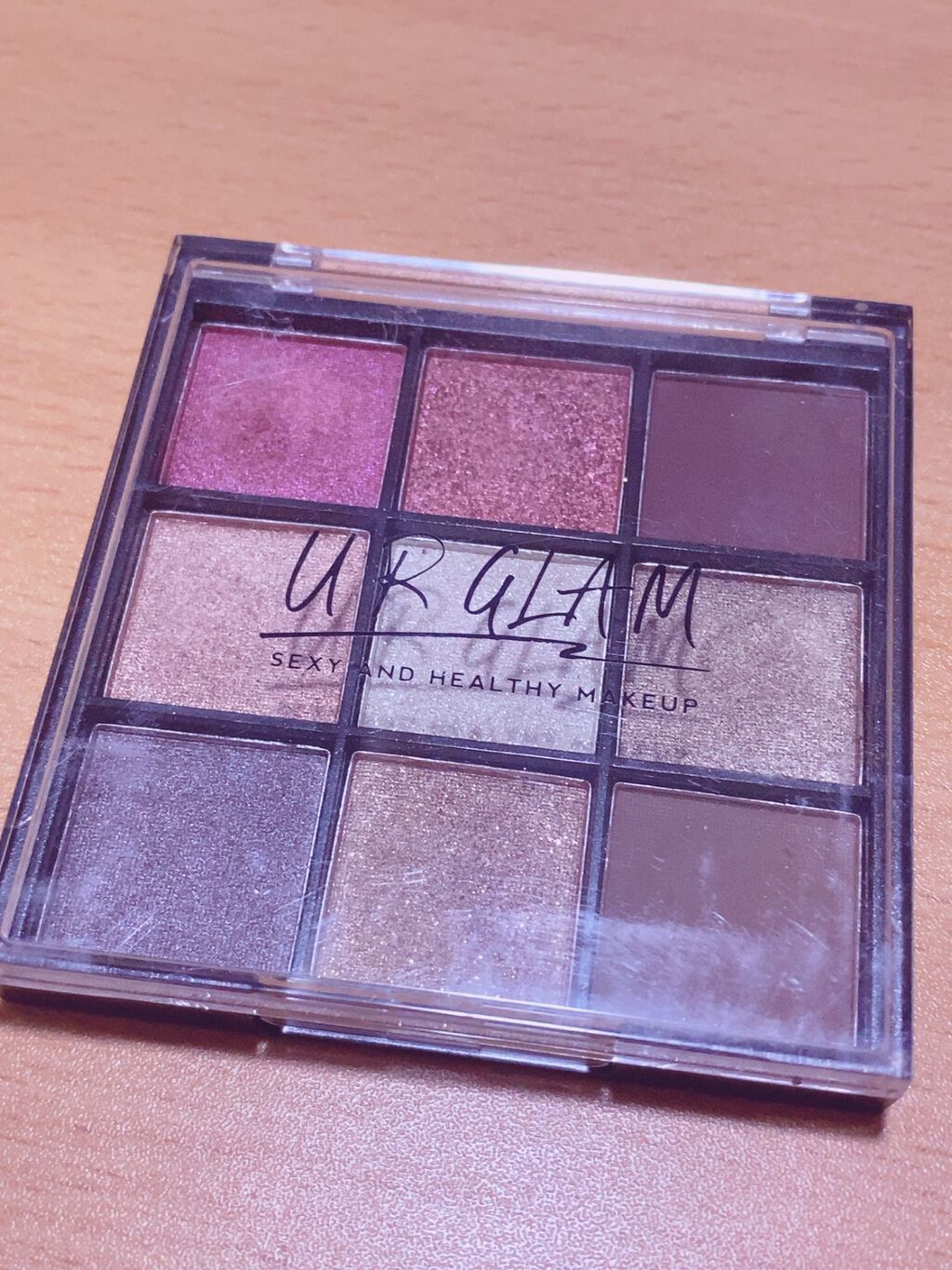 UR GLAM　BLOOMING EYE COLOR PALETTE/U R GLAM/アイシャドウパレットを使ったクチコミ（1枚目）