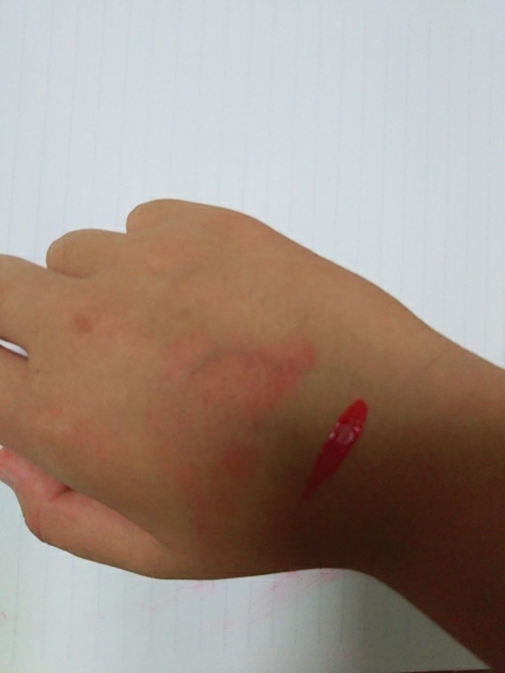 ディアダーリン ウォータージェルティント （アイスティント）/ETUDE/口紅を使ったクチコミ（3枚目）