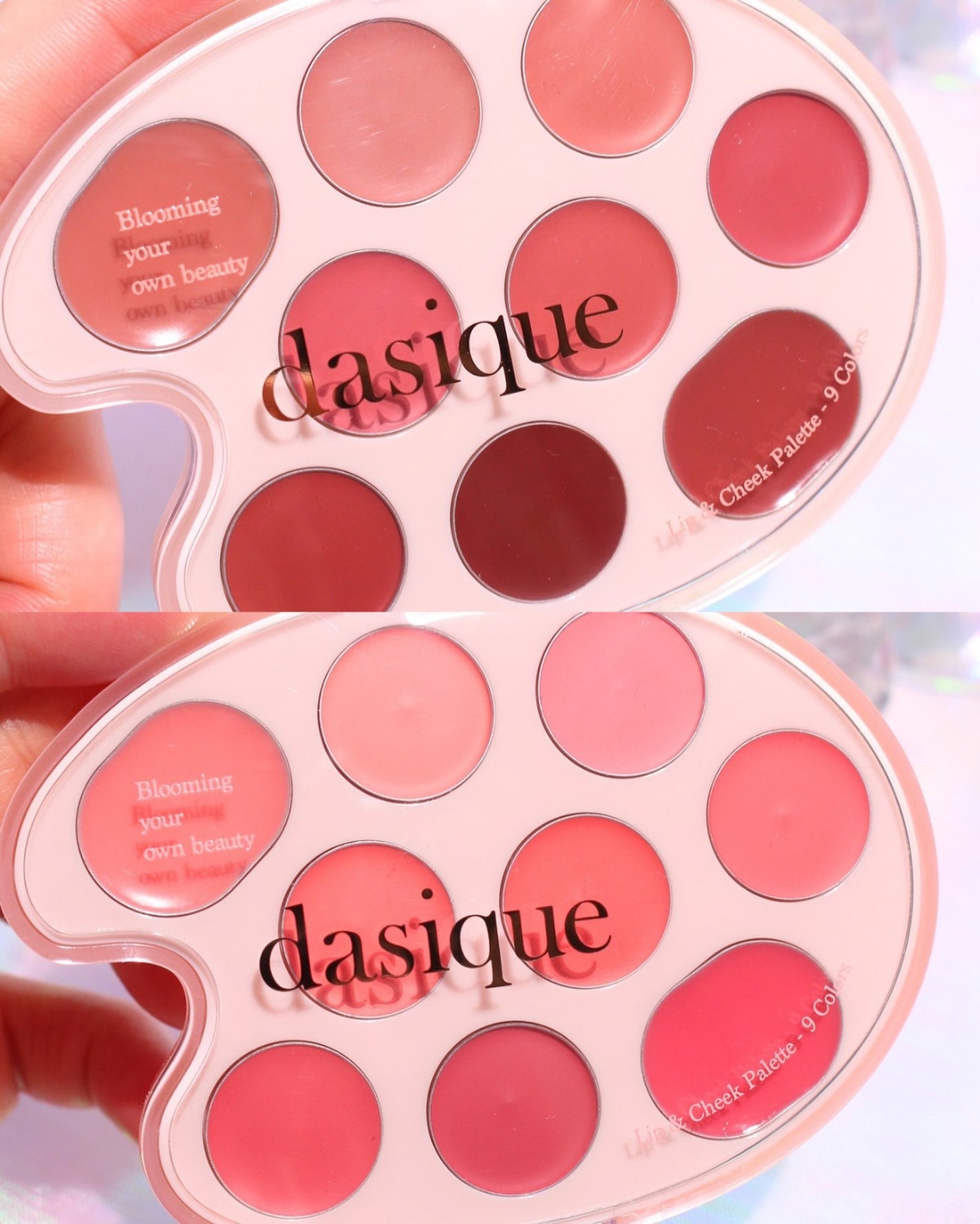 ムードペインティングリップアンドチークパレット/dasique/マルチパレットを使ったクチコミ(9枚目)