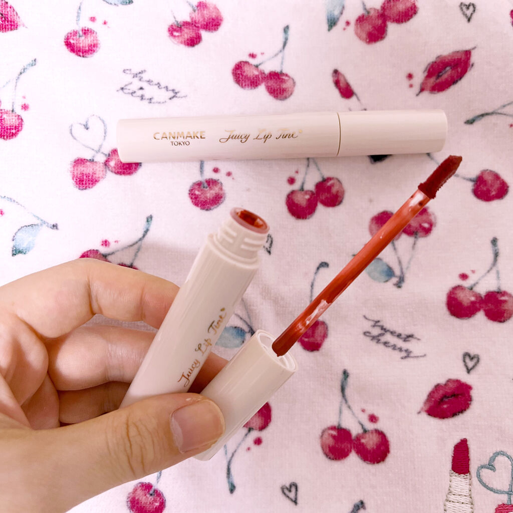 ジューシーリップティント/キャンメイク/口紅を使ったクチコミ（2枚目）