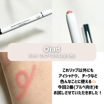 リップティーク/oiad/口紅を使ったクチコミ(5枚目)
