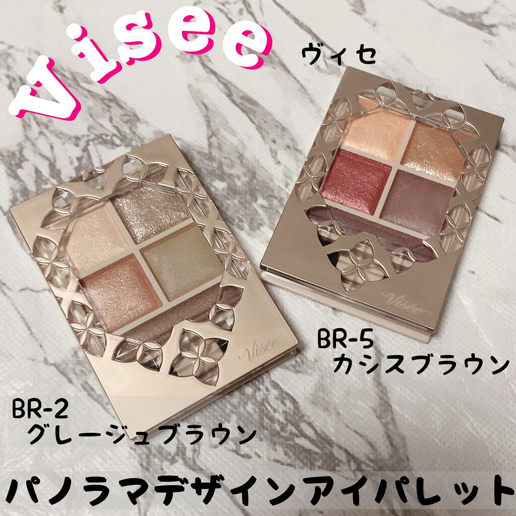 パノラマデザイン アイパレット/Visée/アイシャドウパレットを使ったクチコミ(1枚目)