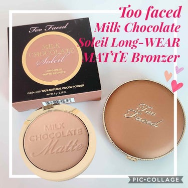 Too Faced ミルクチョコレート ソレイユ ロングウェア マット ブロンザーのクチコミ「❄#toofaced
#ミルクチョコレートソレイユロングウェアマットブロンザー
(Milk C.....」（1枚目）