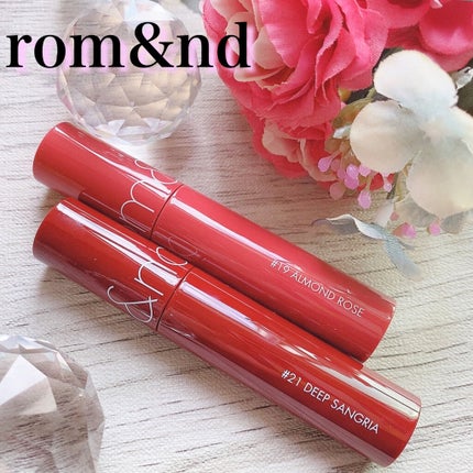 ジューシーラスティングティント/rom&nd/リップティントを使ったクチコミ(1枚目)