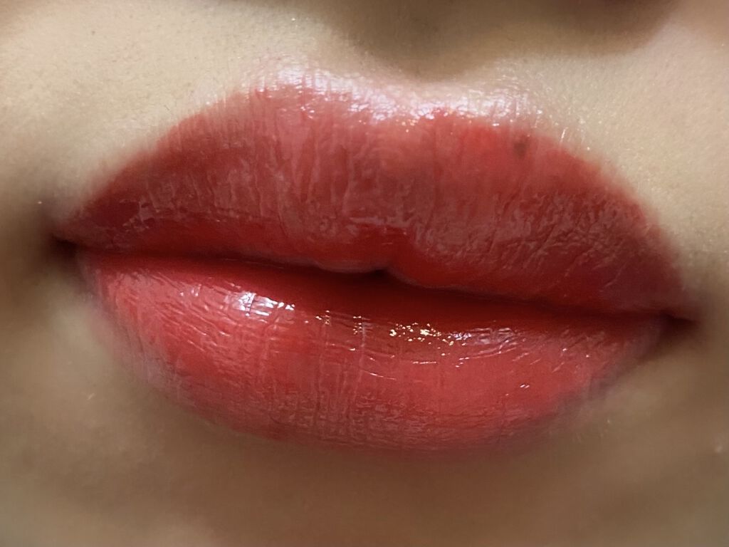 ジューシーパン シュガーティント[Rola Rola] /A’pieu/リップティントを使ったクチコミ（3枚目）