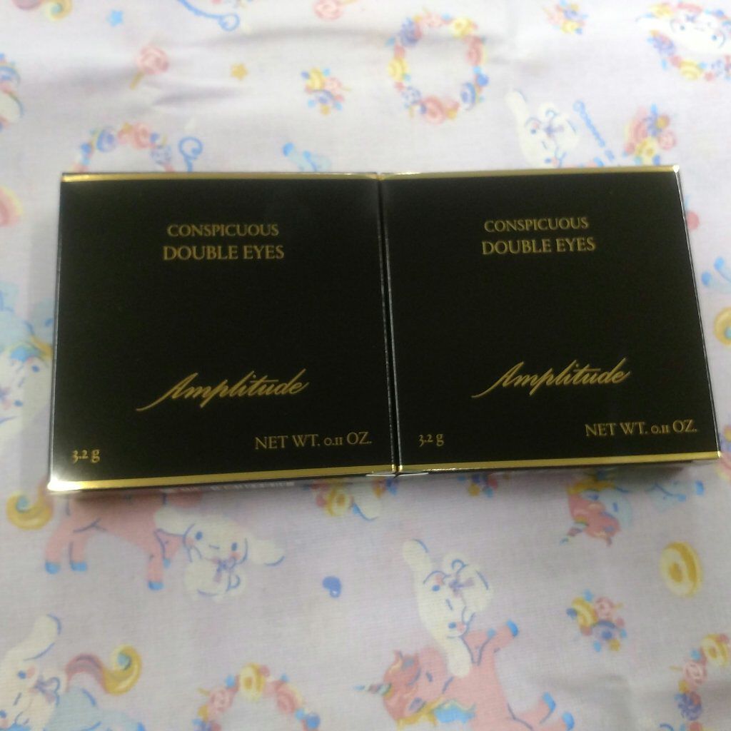 コンスピキュアス ダブルアイズ/Amplitude/アイシャドウパレットを使ったクチコミ(1枚目)