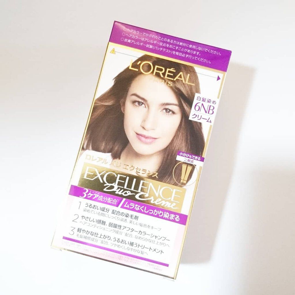 エクセランス ヘアカラー/ロレアル パリ/ヘアカラーを使ったクチコミ(1枚目)
