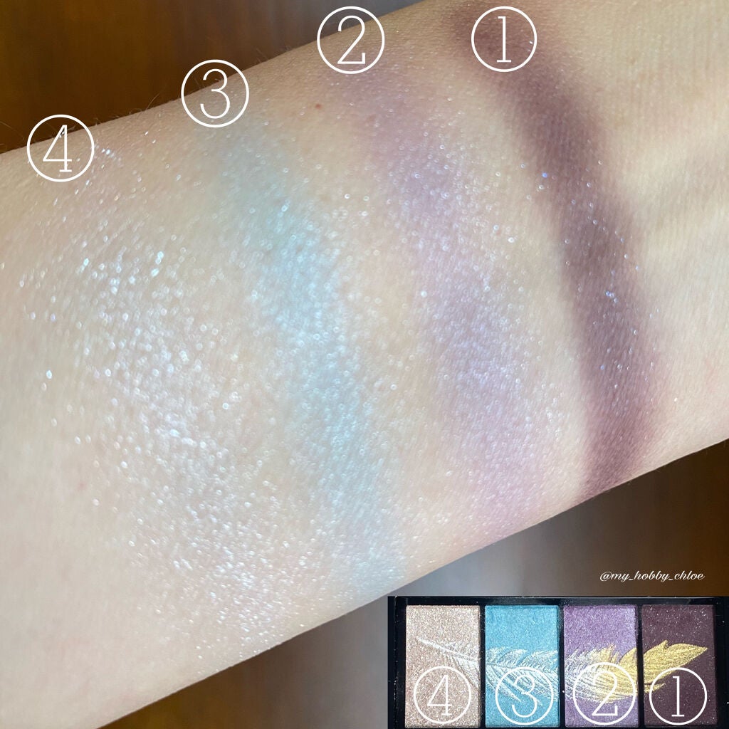 オンブルクルールクアドリn/クレ・ド・ポー ボーテ/アイシャドウパレットを使ったクチコミ(4枚目)