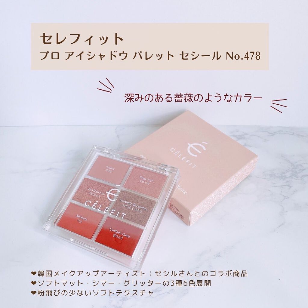 プロアイシャドウパレットセシル/CELEFIT/アイシャドウパレットを使ったクチコミ(1枚目)