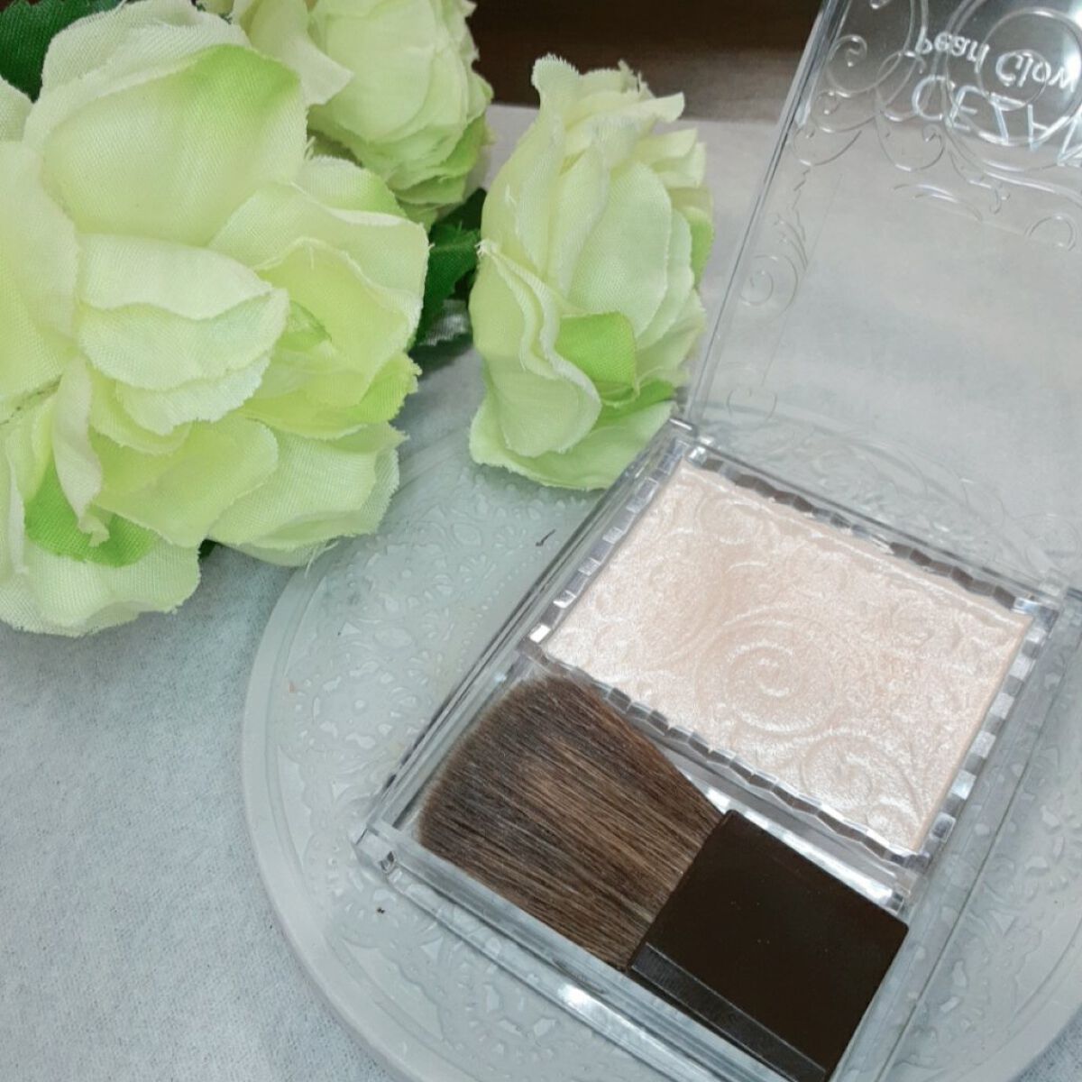 パールグロウハイライト/CEZANNE/パウダーハイライトを使ったクチコミ(2枚目)