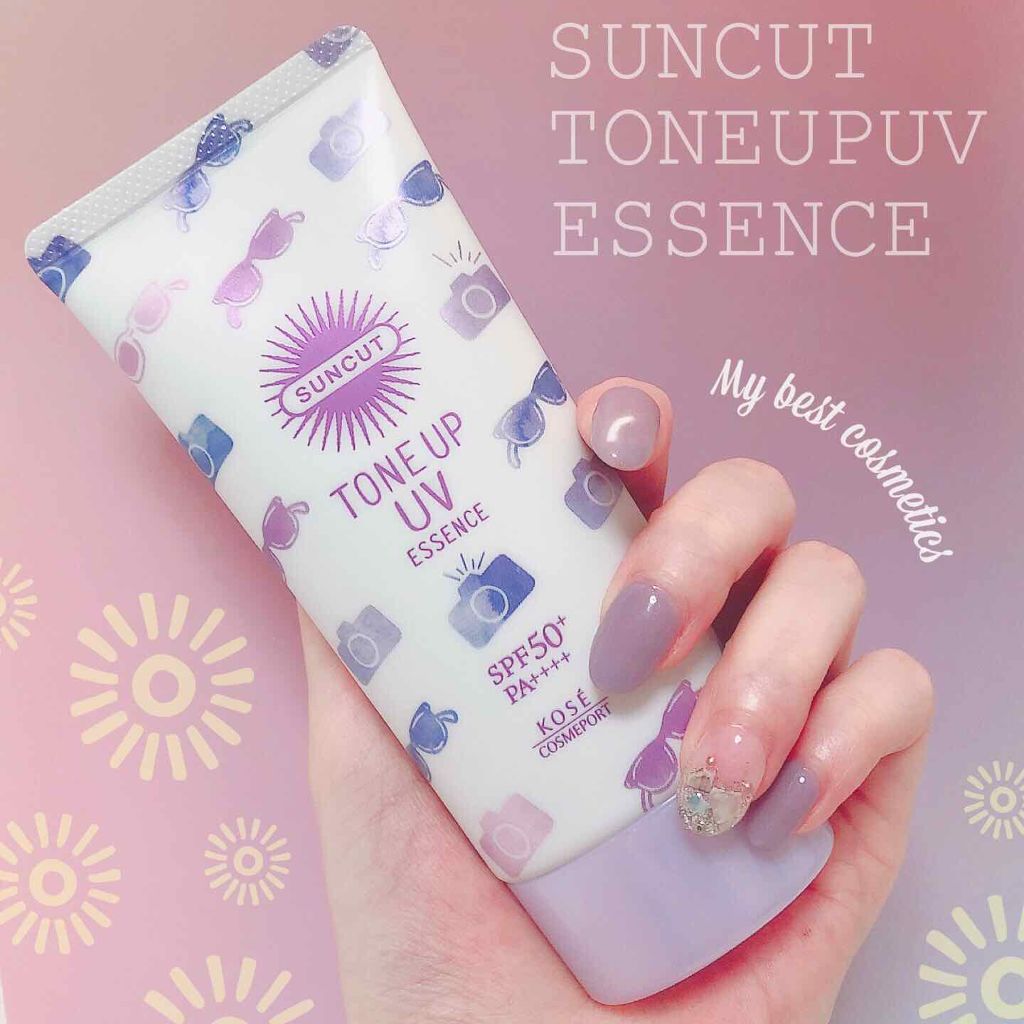 トーンアップUV エッセンス/サンカット®/日焼け止めローションを使ったクチコミ（1枚目）