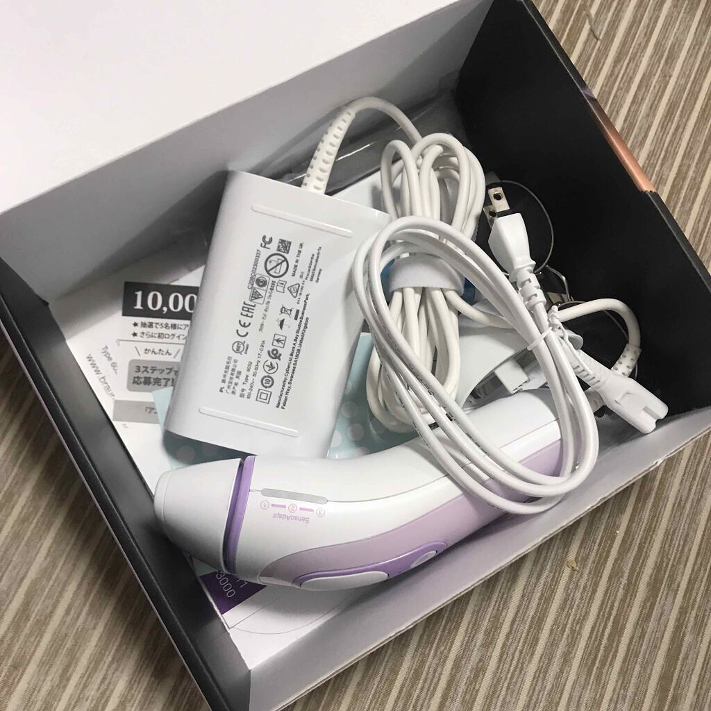 ブラウンシルクエキスパート (光美容器)/ブラウン/家庭用脱毛器を使ったクチコミ(1枚目)