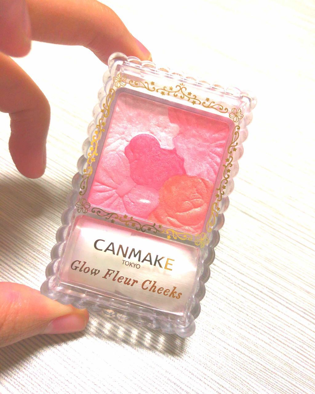 グロウフルールチークス/キャンメイク/パウダーチークを使ったクチコミ(1枚目)