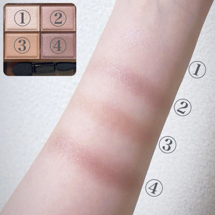 スキニーリッチシャドウ/excel/アイシャドウパレットを使ったクチコミ(2枚目)