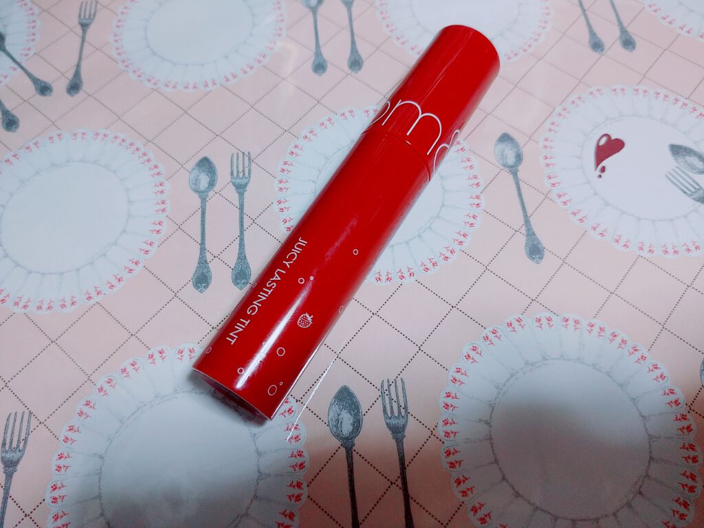 ジューシーラスティングティント 14 ベリーショット(BERRY SHOT)/rom&nd/リップティントを使ったクチコミ（1枚目）