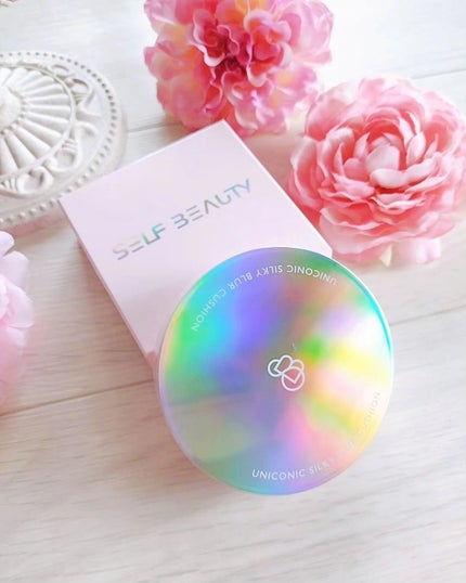 シルキーブラークッション/SELF BEAUTY/クッションファンデーションを使ったクチコミ(1枚目)