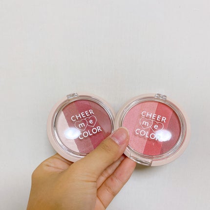 CHEER me COLOR パウダーチーク/セリア/パウダーチークを使ったクチコミ(1枚目)