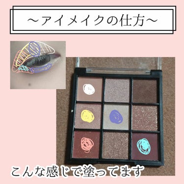 UR GLAM　BLOOMING EYE COLOR PALETTE/U R GLAM/アイシャドウパレットを使ったクチコミ（3枚目）