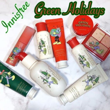 エアリー トゥインクル アイパレット 2021 Green Holidays Edition/innisfree/アイシャドウパレットを使ったクチコミ（1枚目）